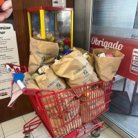 Alunos do 10º A uniram-se à Luta Contra a Fome